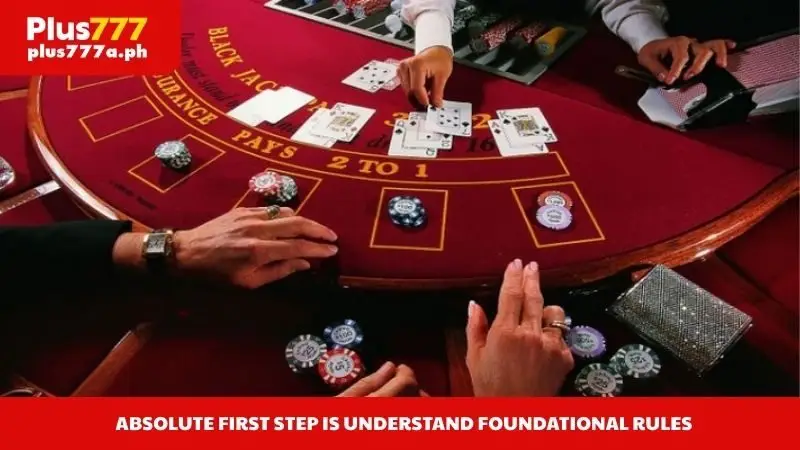 Absolute first step is understand foundational rules
