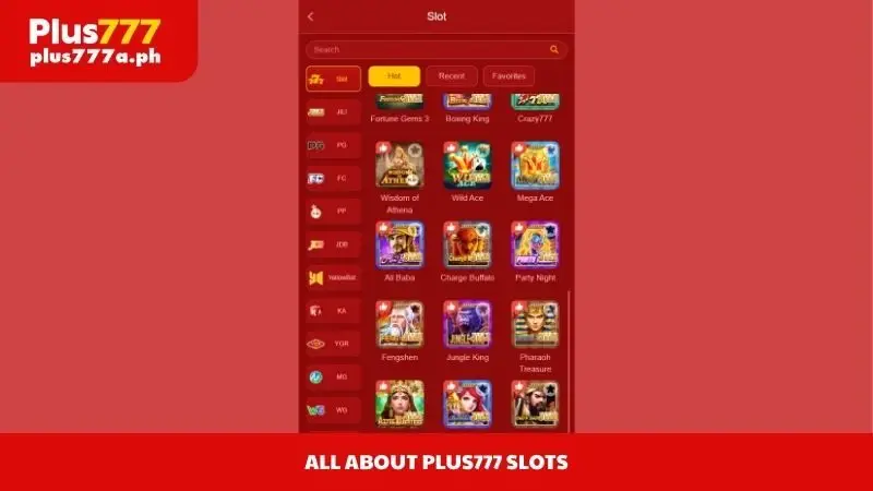 All about Plus777 slots