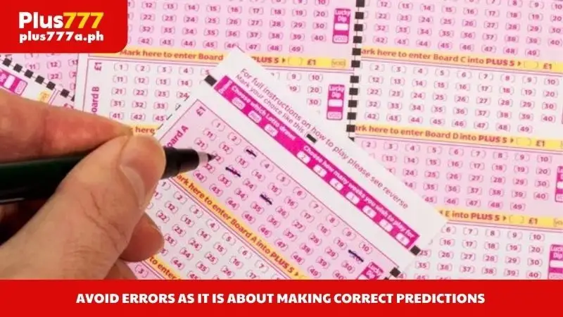 Avoid errors as it is about making correct predictions