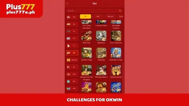 Challenges for OKWIN