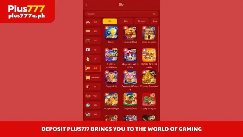 Deposit Plus777 brings you to the world of gaming