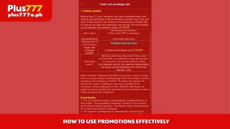How to use promotions effectively