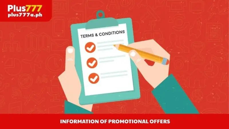Information of promotional offers