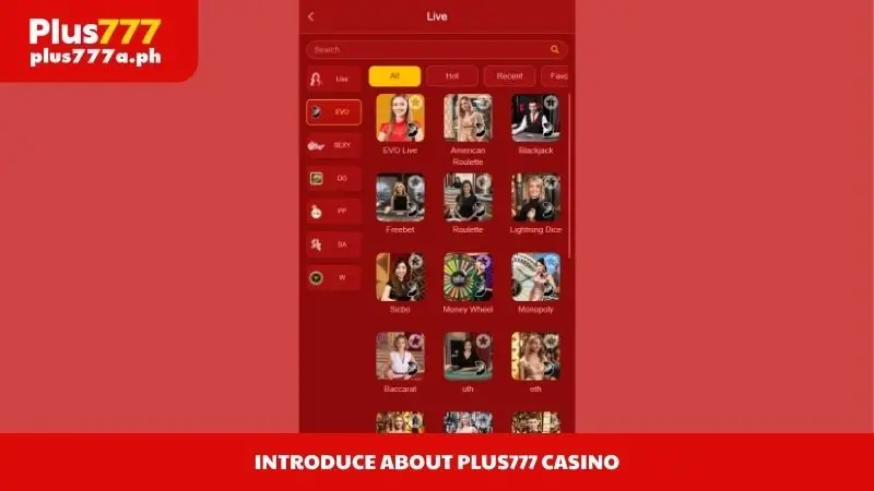 Introduce about Plus777 Casino