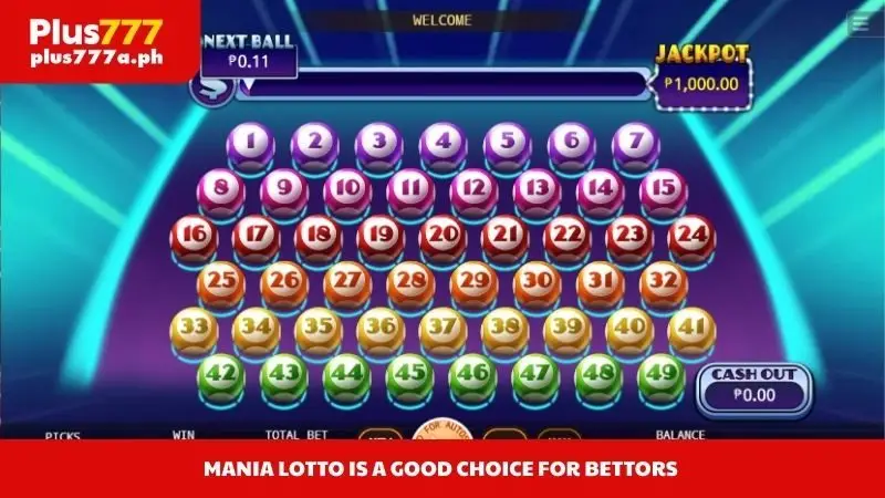 Mania Lotto is a good choice for bettors