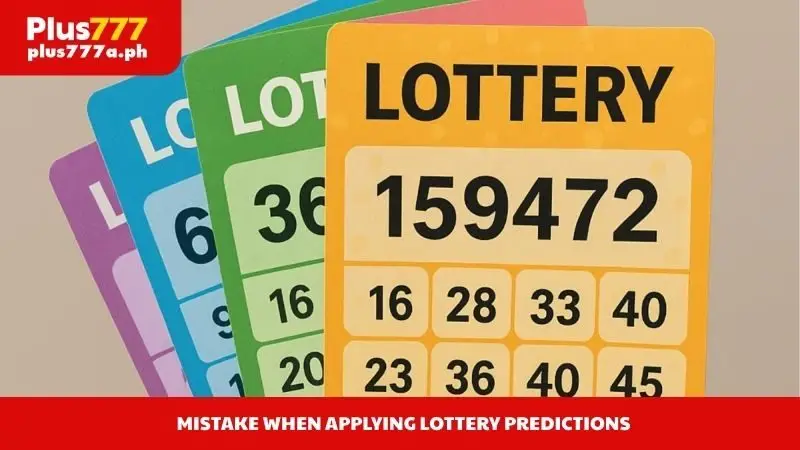 Mistake when applying lottery predictions