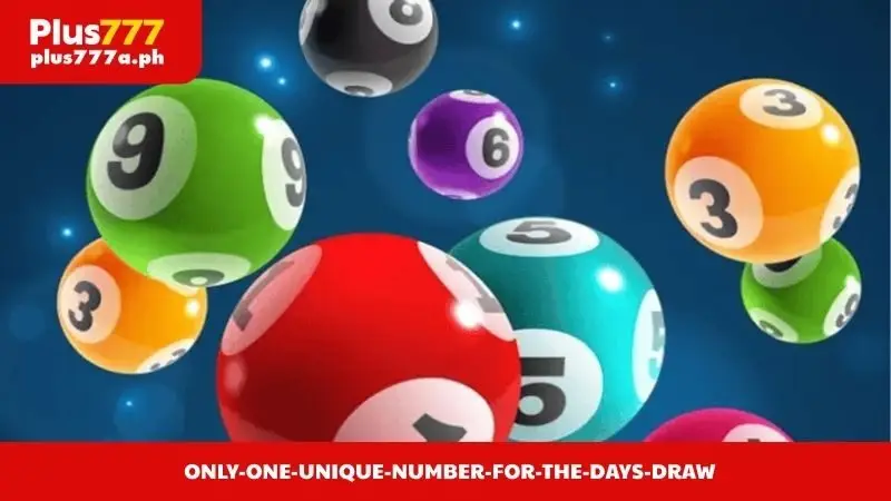 Only one unique number for the day's draw