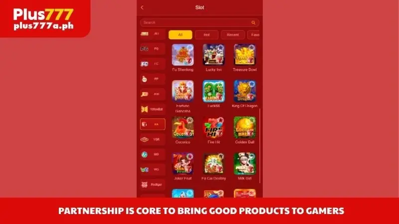 Partnership is core to bring good products to gamers