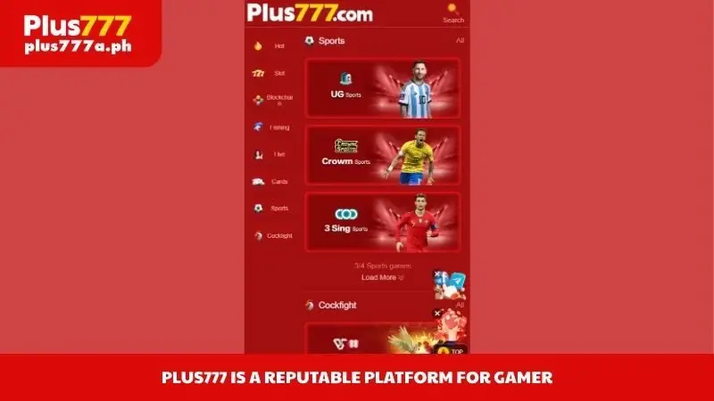 Plus777 is a reputable platform for gamer
