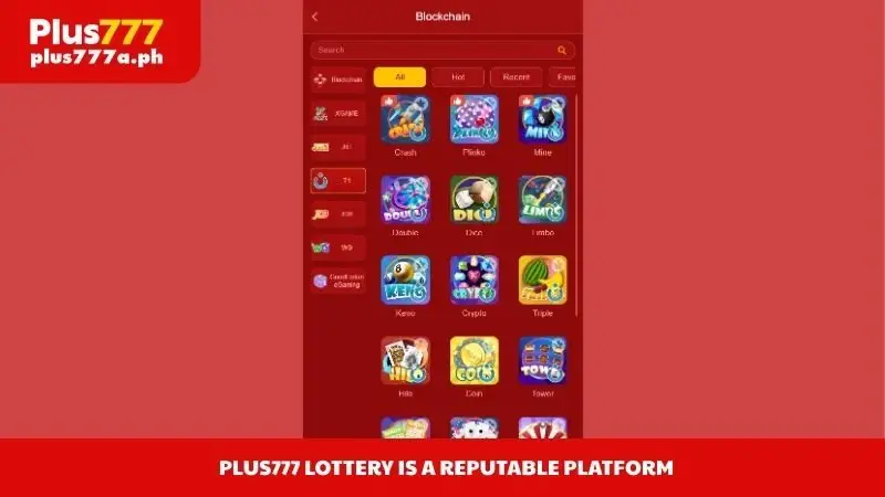 Plus777 Lottery is a reputable platform