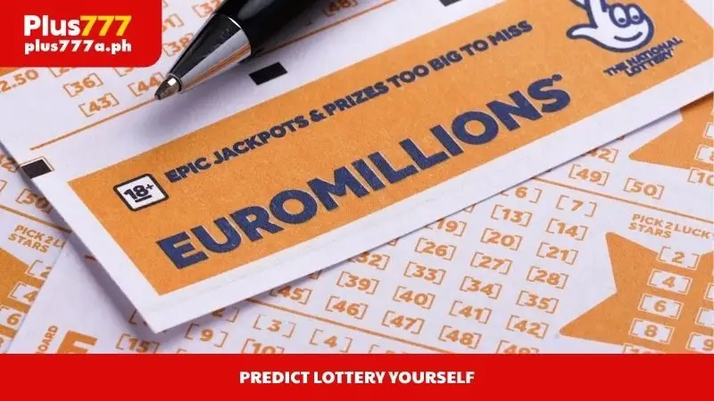 Predict lottery yourself
