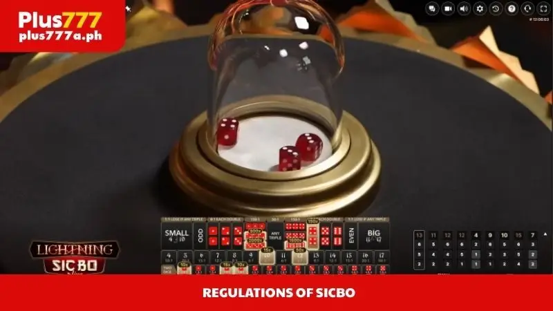 Regulations of Sicbo