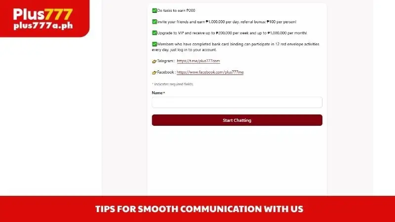 Tips for smooth communication with us