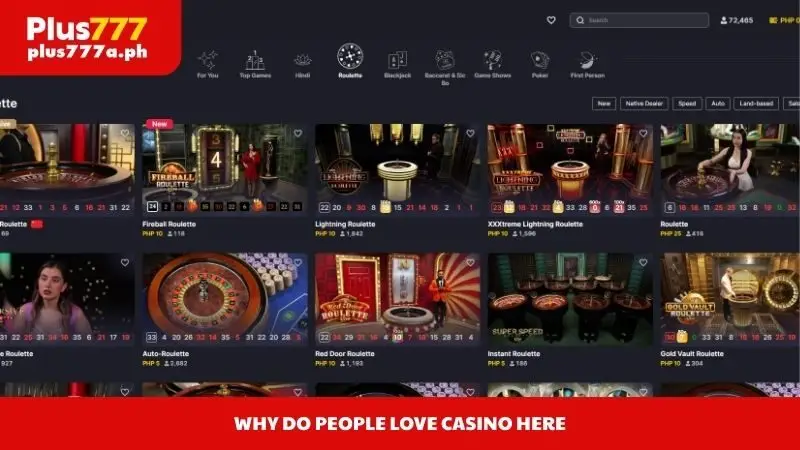 Why do people love casino here